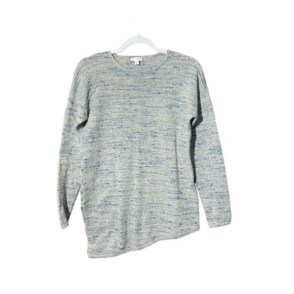 J.Jill Pure Jill Asymmetrical Wool Cashmere Blend Knit Sweater Women's Size S - Picture 1 of 14